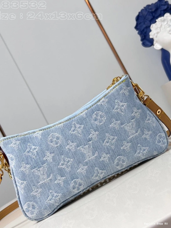 Cheap LOUIS VUITTON Liv double pochette -24.5*13.5*6.5CM 0713